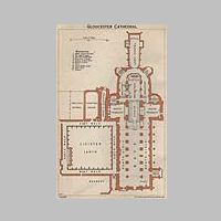 Gloucester Cathedral, ground plan on antiquemapsandprints.com,.jpg